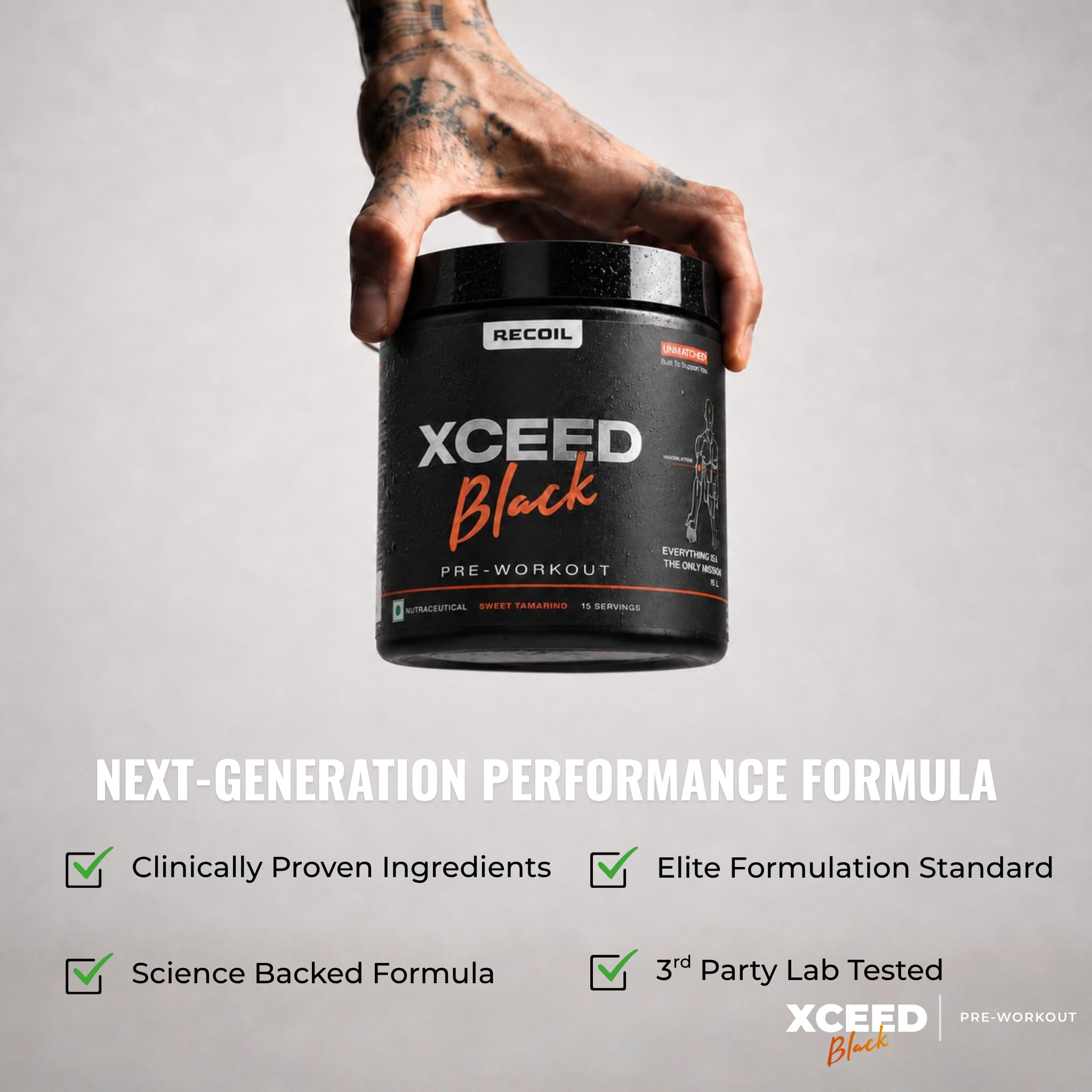 XCEED Black Series | Sweet Tamarind Pre-workout
