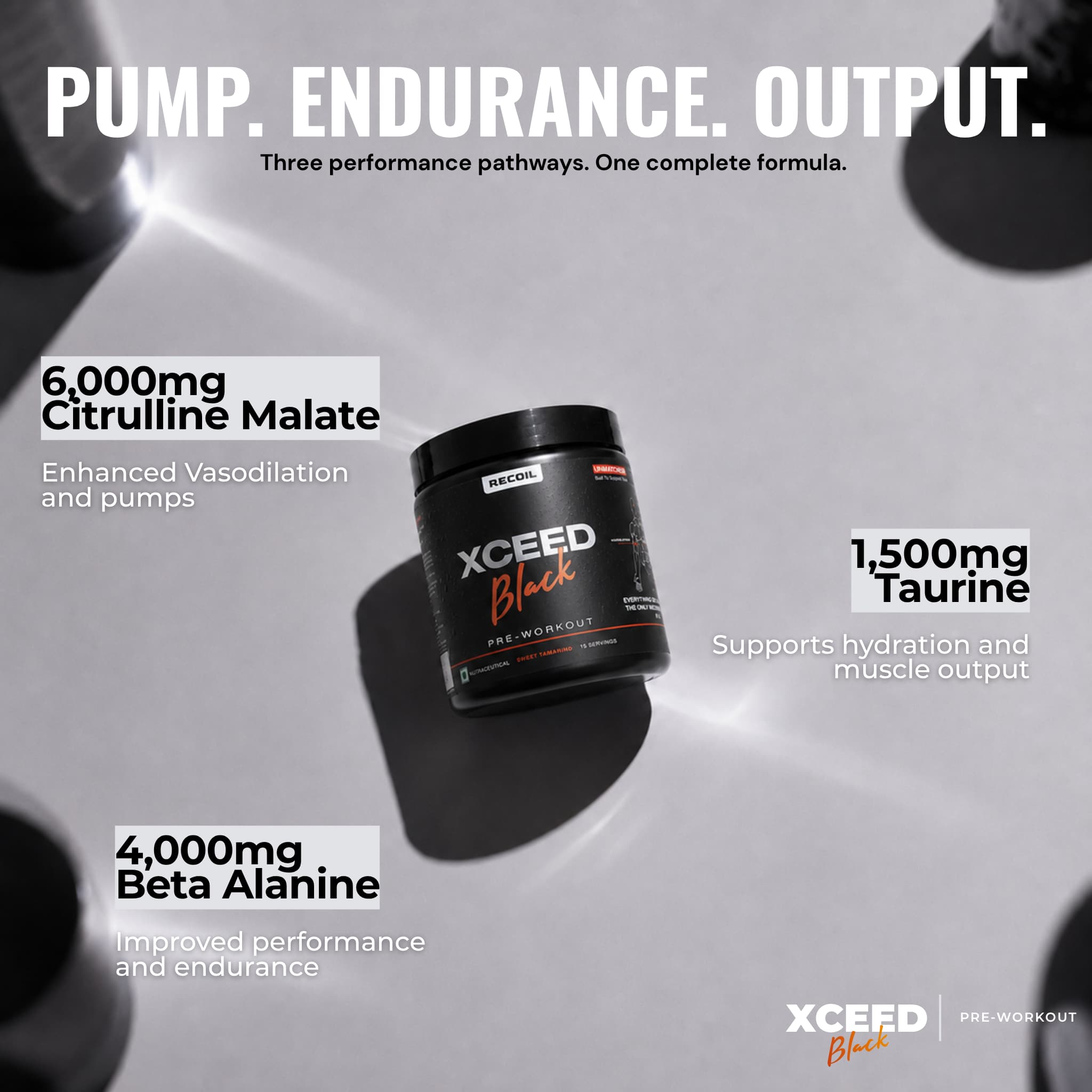 XCEED Black Series | Sweet Tamarind Pre-workout