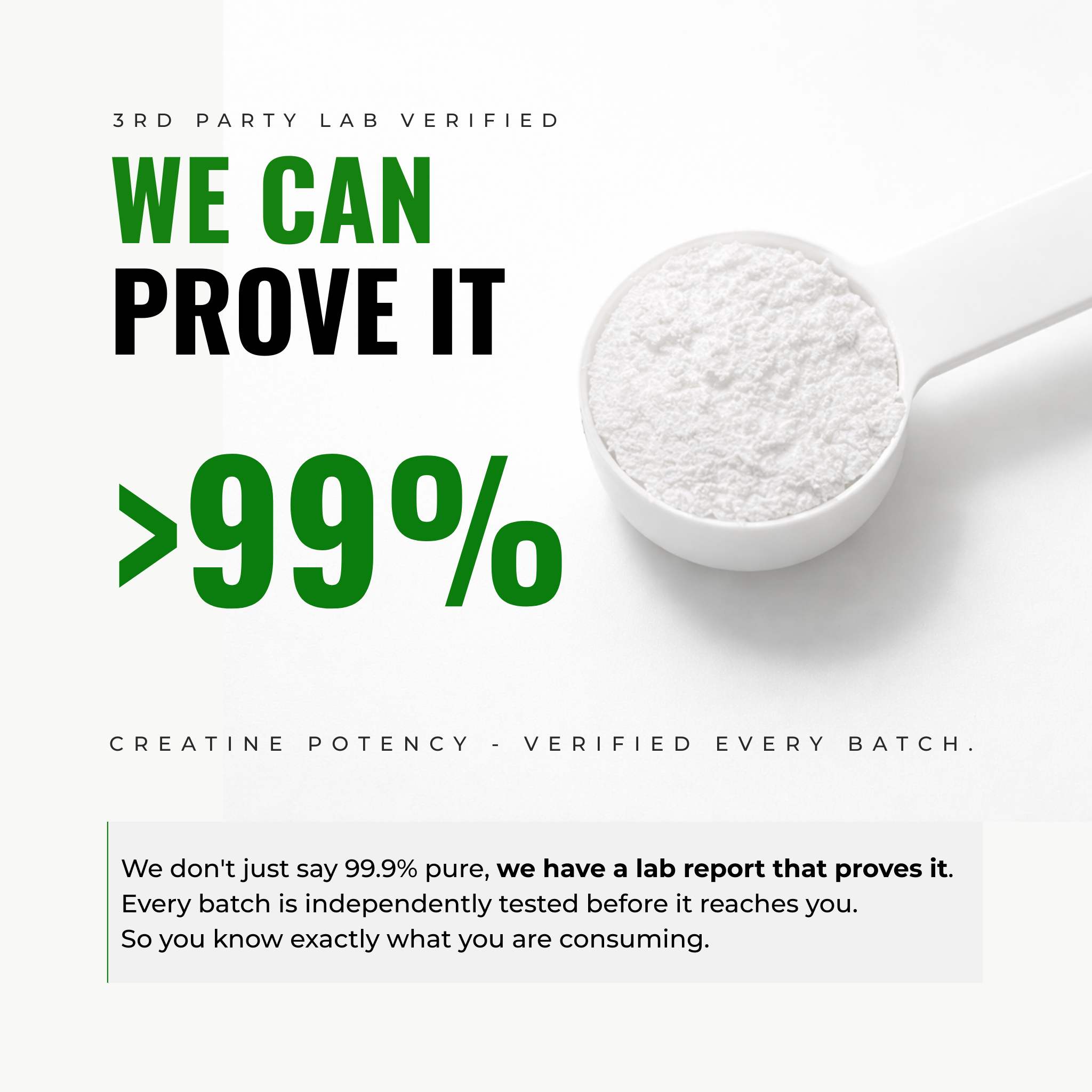 100% Creatine Monohydrate