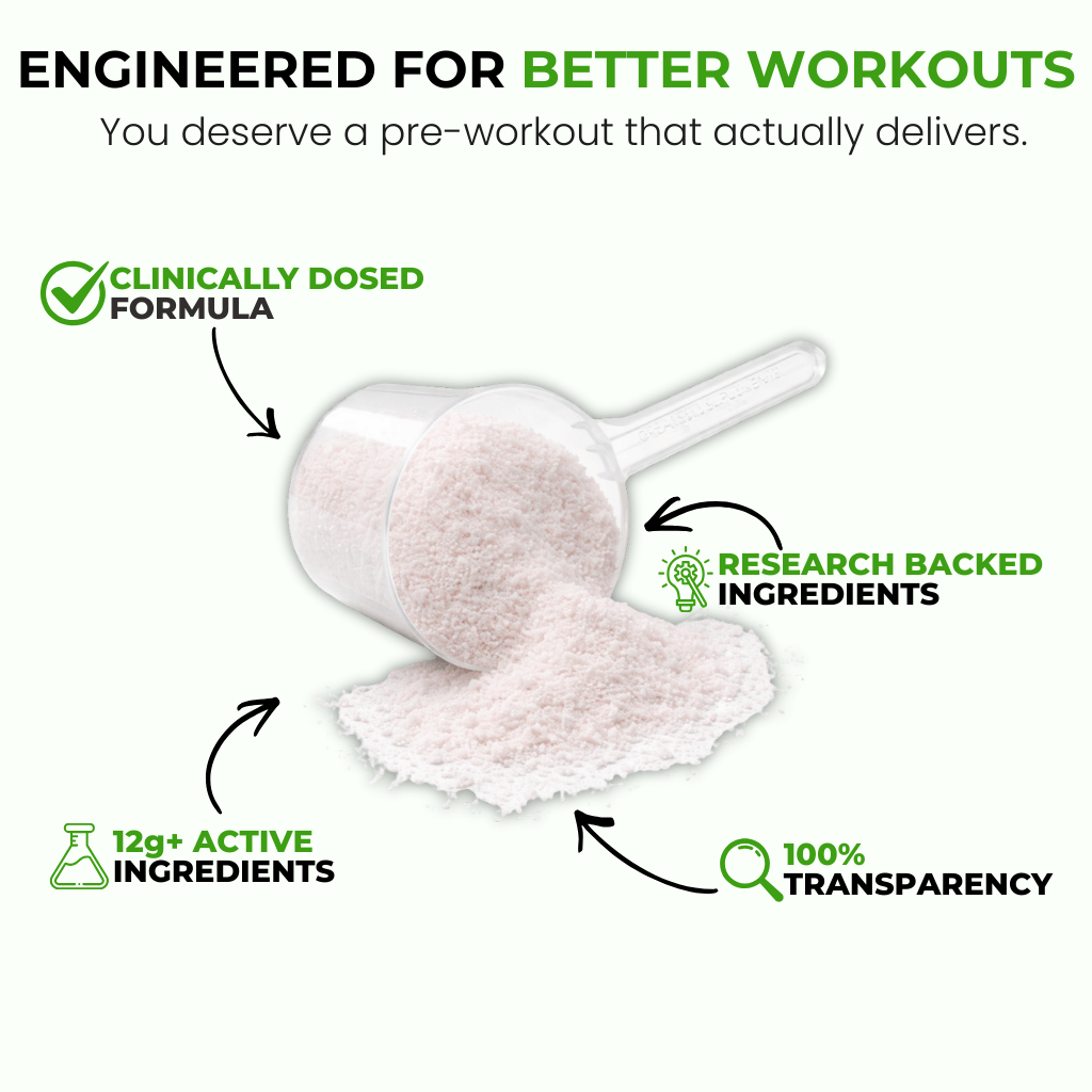 XCEED Masala Lemon Pre-Workout for Pump, Energy and Focus.