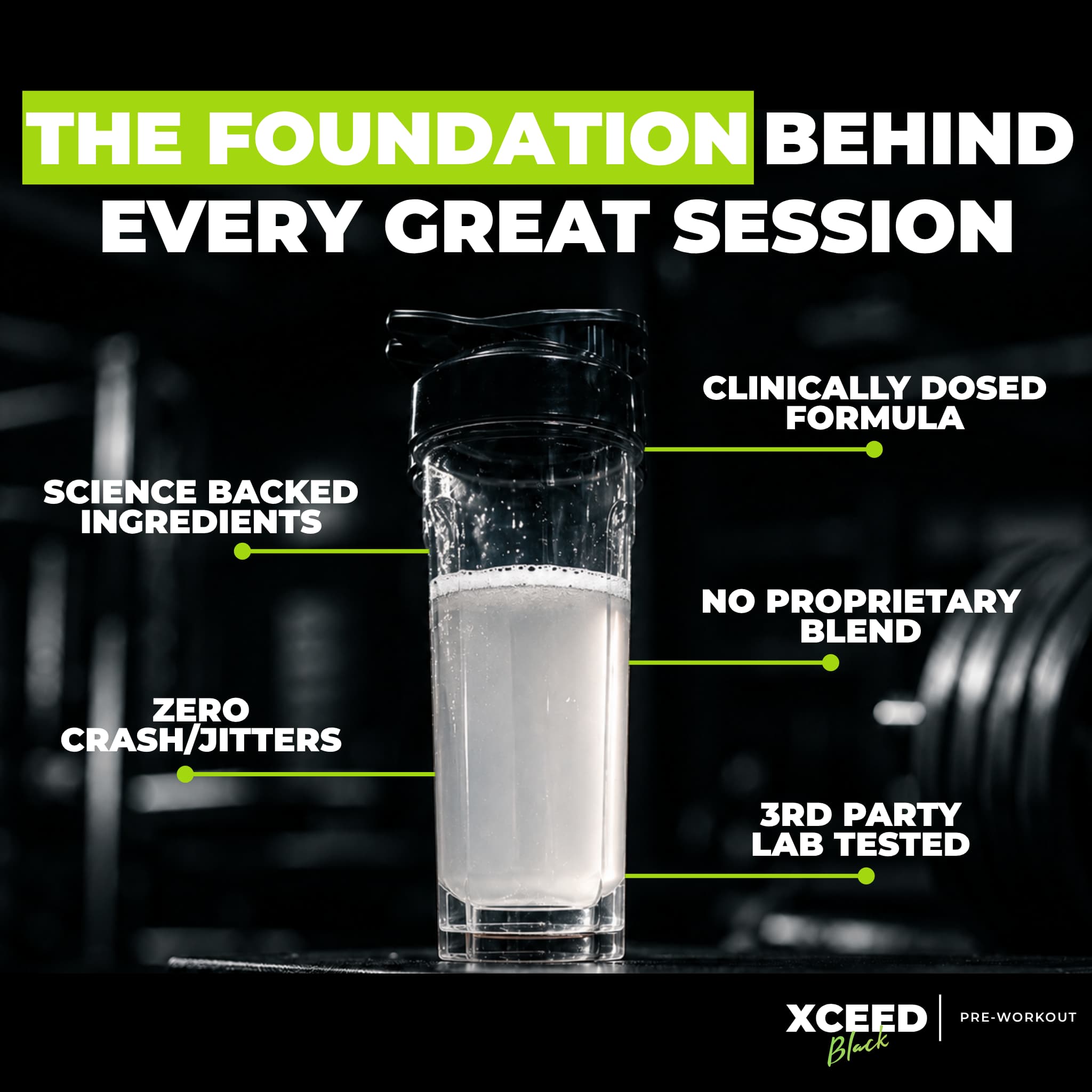 XCEED Black Series | Masala Lemon Pre-workout