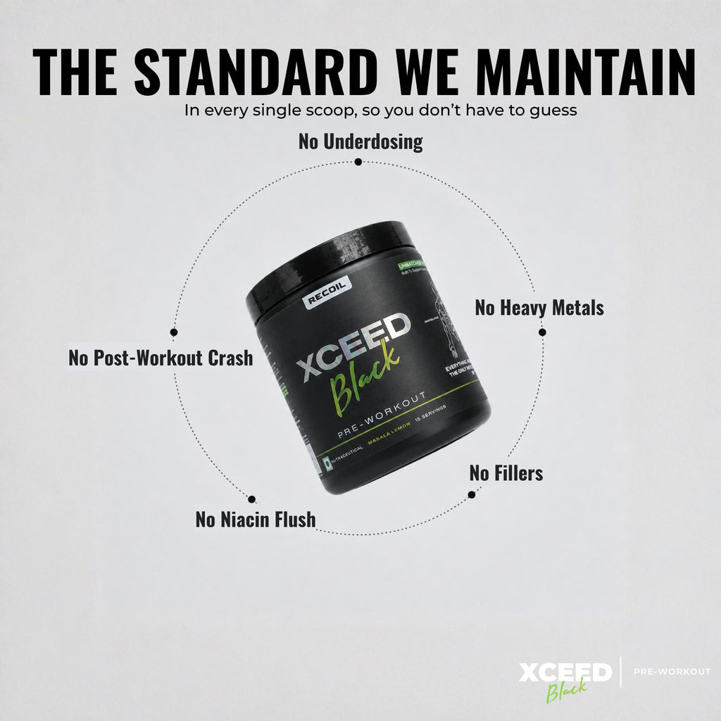 XCEED Black Series | Masala Lemon Pre-workout