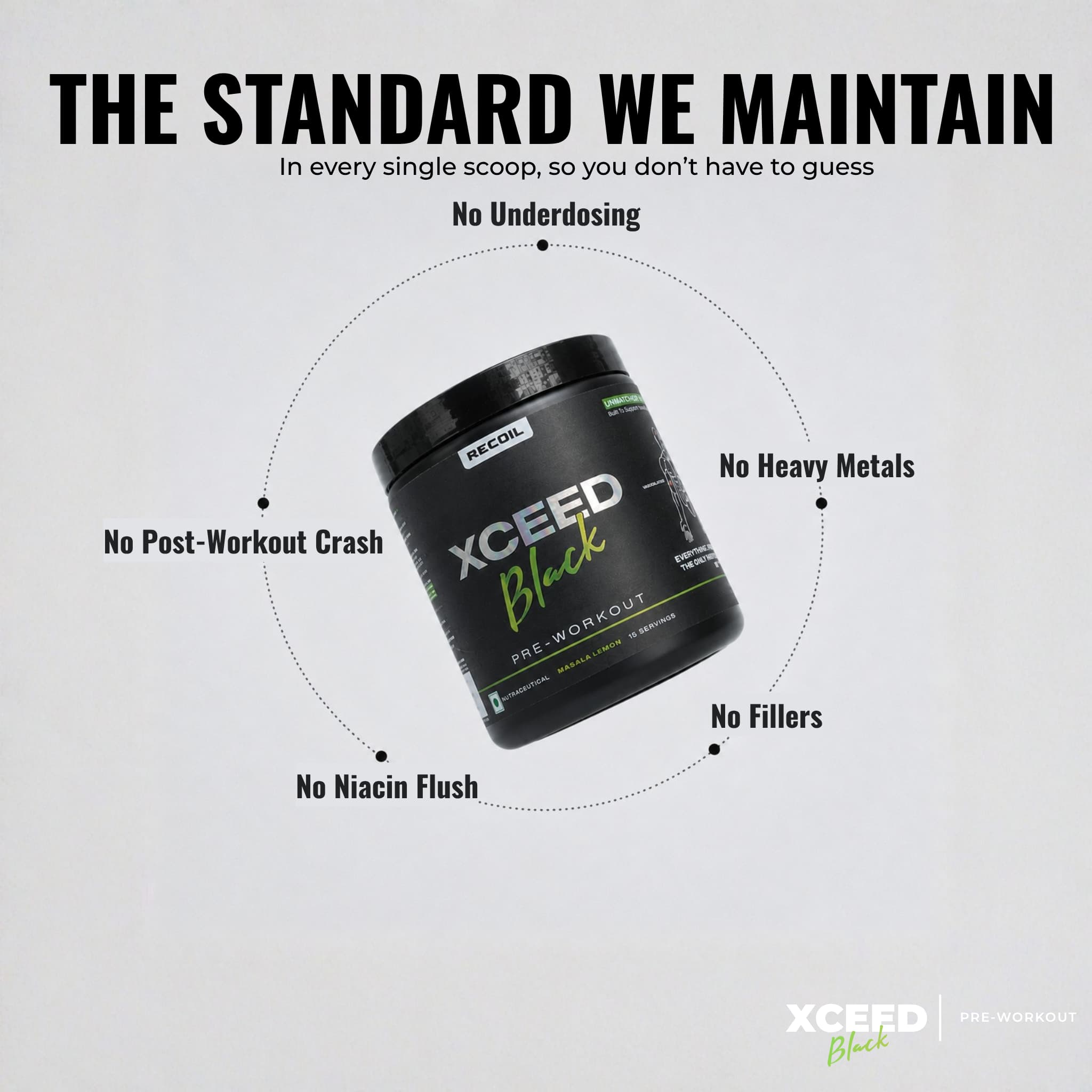 XCEED Black Series | Masala Lemon Pre-workout
