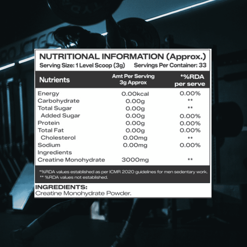 100% Creatine Monohydrate